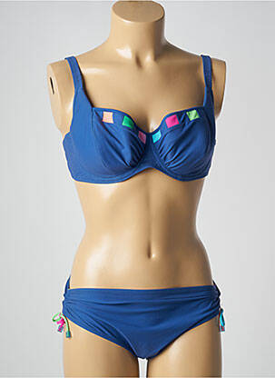 Costum de baie din două piese albastru CHARMLINE femeie