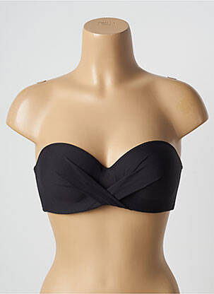 Sutien de costum de baie negru ANTIGEL femeie