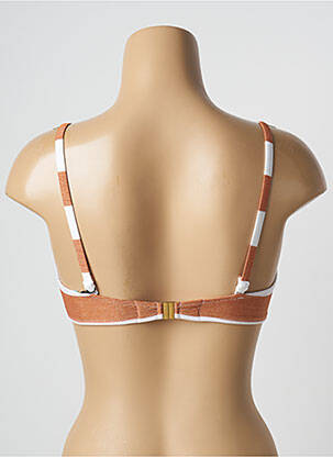 Sutien de costum de baie elasticitate sutien cupe întregi cu decolteu înalt maro MARIE JO femeie