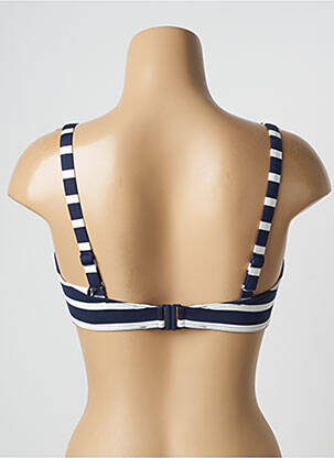Sutien de costum de baie elasticitate sutien cupe întregi cu decolteu înalt albastru PRIMADONNA femeie