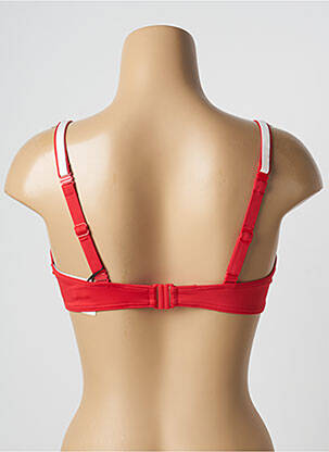 Sutien de costum de baie elasticitate sutien cupe întregi cu decolteu înalt roșu PRIMADONNA femeie
