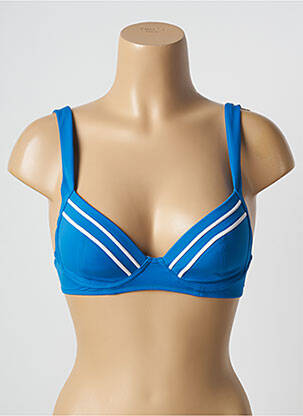 Sutien de costum de baie elasticitate top sutien modelat albastru LIDEA femeie