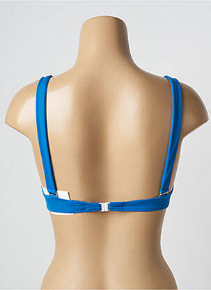 Sutien de costum de baie elasticitate top sutien modelat albastru LIDEA femeie