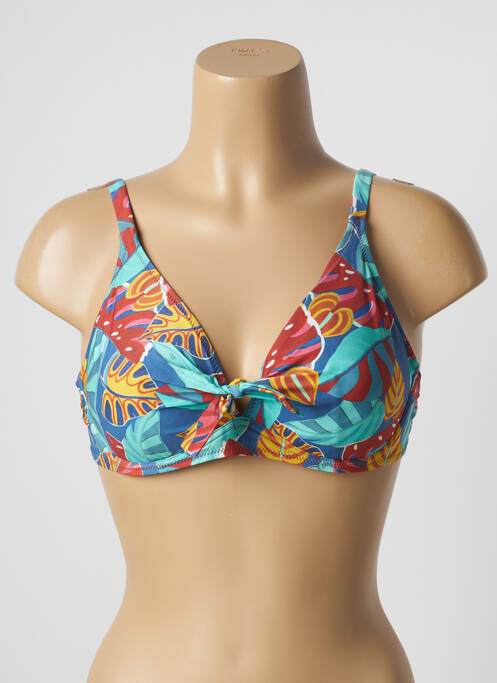 Sutien de costum de baie albastru ANTIGEL femeie