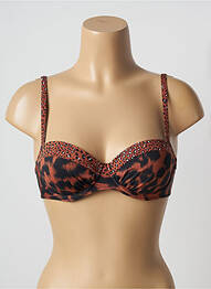 Sutien de costum de baie elasticitate top sutien modelat maro MARIE JO femme