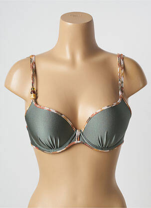 Sutien de costum de baie elasticitate top sutien push-up verde MARIE JO femeie