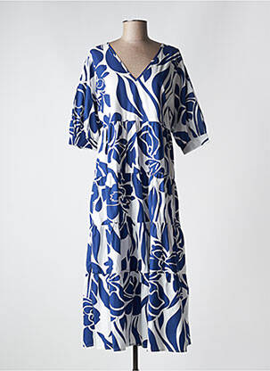 Rochie lungă albastru GOA femeie