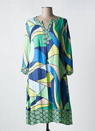 Rochie midi croială fluidă mâneci lungi verde BETTY BARCLAY femeie
