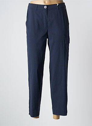 Pantalon cargo subțire mărime normală albastru BETTY & CO femeie
