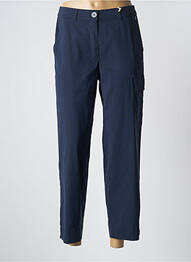 Pantalon cargo talie elastică mărime normală albastru BETTY & CO femme