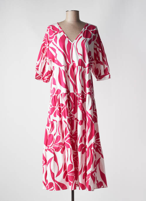 Rochie lungă roz GOA femeie