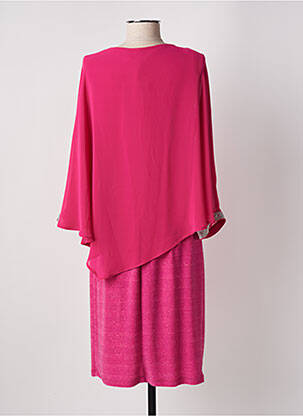 Rochie midi mâneci lungi mâneci lungi roz FRANK LYMAN femeie