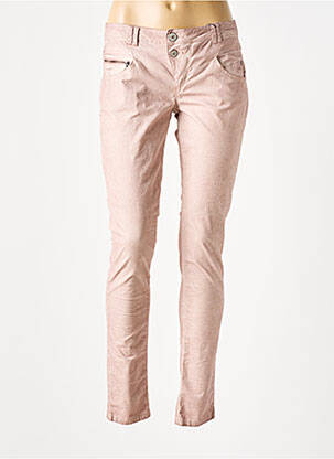 Pantalon slim elasticitate mărime normală roz STREET ONE femeie