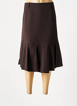 Fustă midi maro NIKI PARIS femeie