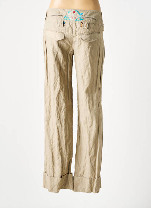 Pantalon drept bej AVENTURES DES TOILES femeie