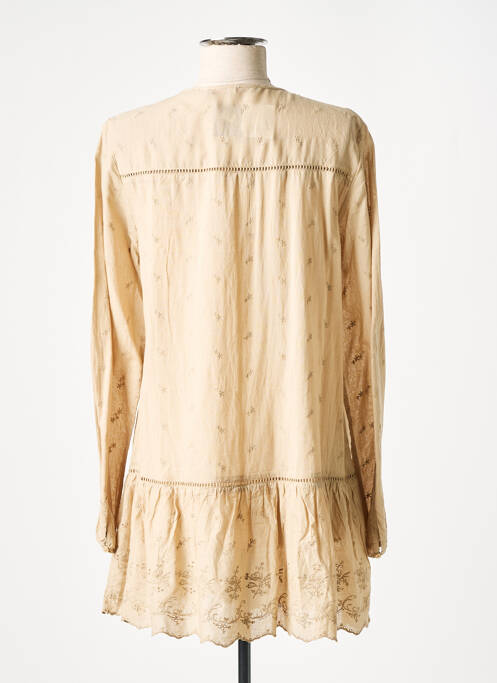 Rochie scurtă bej IN LOVE femeie