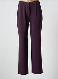 Pantalon drept elasticitate mărime normală violet LEWINGER femeie