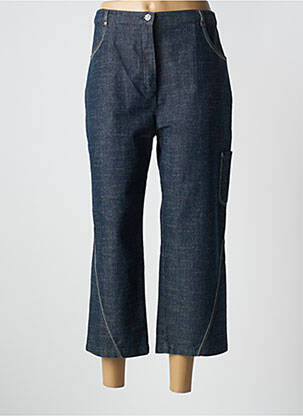 Pantalon trei sferturi albastru închis LEWINGER femeie