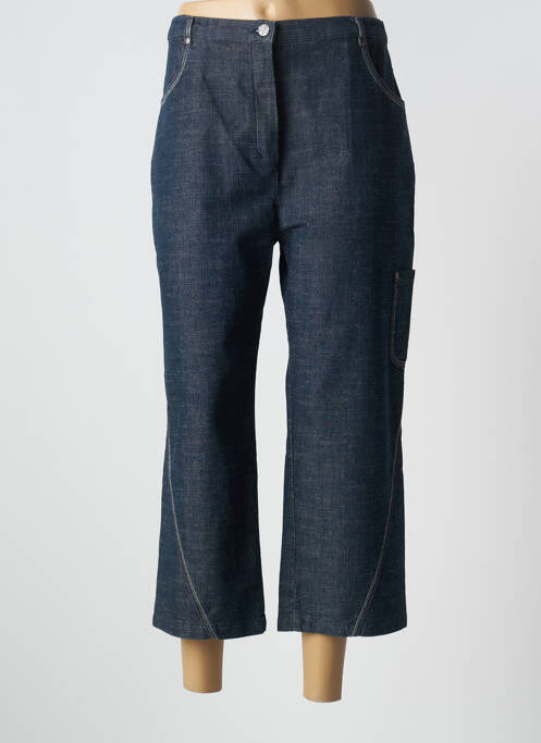 Pantalon trei sferturi albastru închis LEWINGER femeie