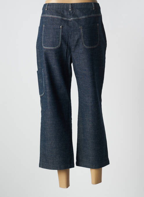 Pantalon trei sferturi albastru închis LEWINGER femeie