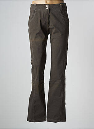 Pantalon drept elasticitate mărime normală verde MAT DE MISAINE femeie