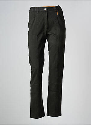 Pantalon slim talie elastică talie înaltă verde MAT DE MISAINE femeie