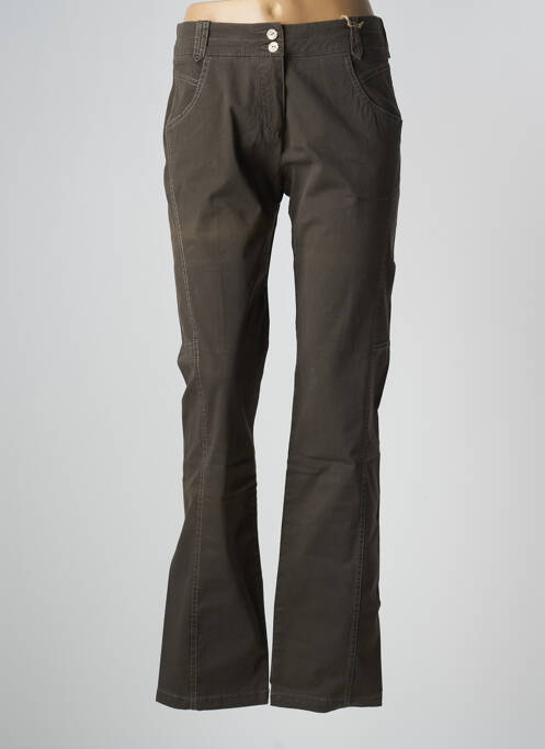 Pantalon drept verde MAT DE MISAINE femeie