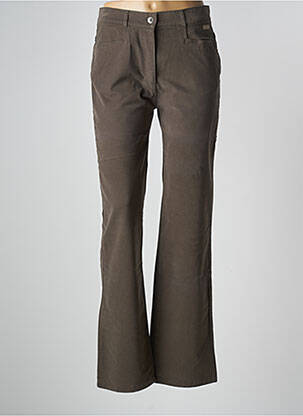 Pantalon drept elasticitate mărime normală verde SAINT JAMES femeie