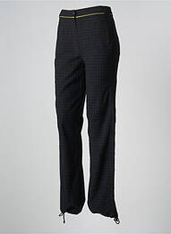 Pantalon drept țesătură poplin mărime normală negru SAINT JAMES femme