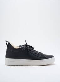 Adidași material neted toc plat până la 3 cm negru BLACKSTONE femme