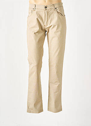 Pantalon drept croială dreaptă bej LCDN bărbat