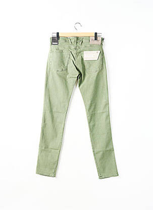 Blugi cu croială slim buzunare verde REPLAY femeie