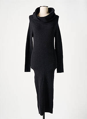 Rochie lungă mâneci lungi mâneci lungi negru ESSENTIEL femeie