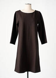 Rochie midi mâneci 3/4 mâneci 3/4 negru MAYJUNE femme