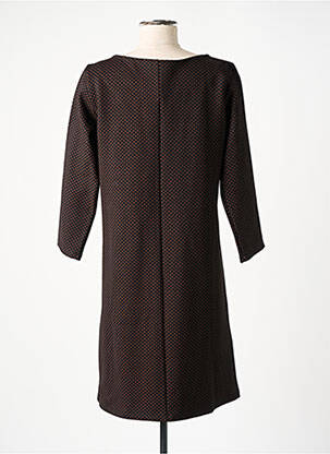 Rochie midi mâneci 3/4 mâneci 3/4 negru MAYJUNE femeie