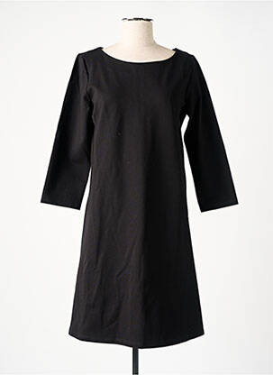 Rochie midi mâneci 3/4 mâneci 3/4 negru MAYJUNE femeie