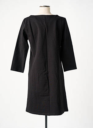 Rochie midi mâneci 3/4 mâneci 3/4 negru MAYJUNE femeie