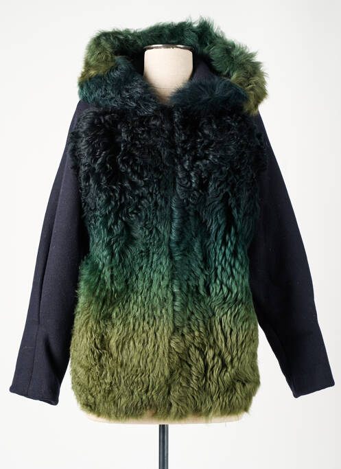 Palton lung albastru LIVEN femeie