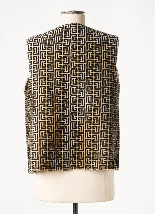 Geacă din piele maro SUITE 109 BY VENTCOUVERT femeie