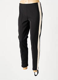 Pantalon 7/8 talie înaltă talie înaltă negru LUISA CERANO femeie
