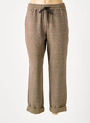 Pantalon 7/8 elasticitate mărime normală maro ESSENTIEL ANTWERP femeie