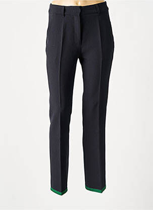 Pantalon drept țesătură crep talie înaltă negru ESSENTIEL ANTWERP femeie