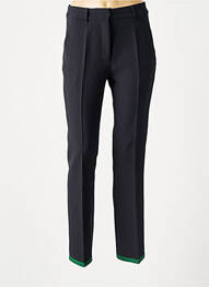 Pantalon drept țesătură crep talie înaltă negru ESSENTIEL ANTWERP femeie
