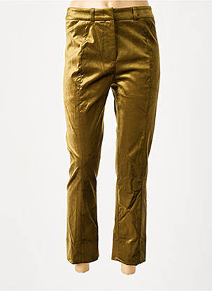 Pantalon 7/8 talie înaltă talie înaltă verde ESSENTIEL ANTWERP femeie