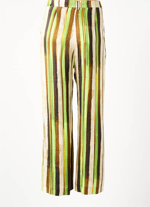 Pantalon larg verde MALIPARMI femeie