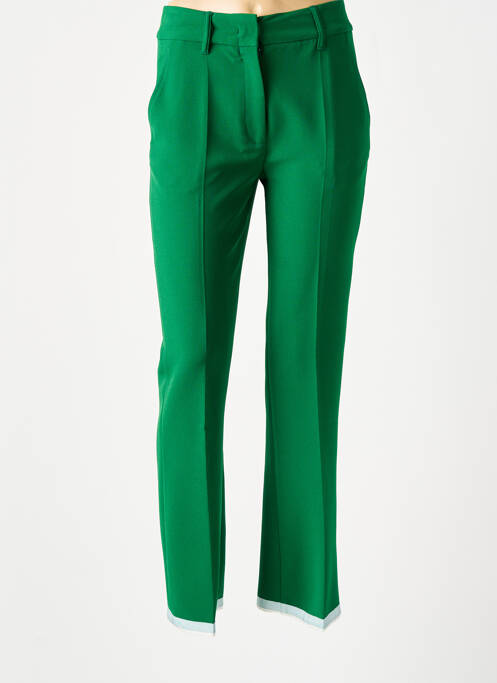 Pantalon drept verde ESSENTIEL ANTWERP femeie