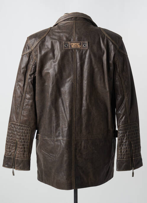 Geacă din piele maro CAMEL ACTIVE bărbat