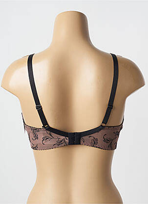 Sutien efect material satinat top sutien modelat maro AUBADE femeie