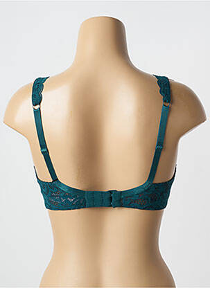 Sutien efect material satinat top sutien modelat verde AUBADE femeie