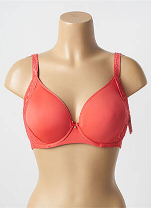 Sutien efect material satinat top sutien modelat portocalie AUBADE femeie
